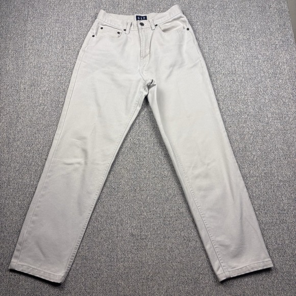 GAP Denim - Vintage GAP Made In USA Pants Womens 6 Putty Classic Fit High Rise